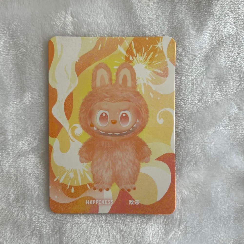 Cute Orange Bunny Art Card